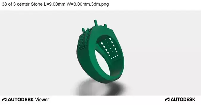 Emerald Cut Pave Cluster Ring