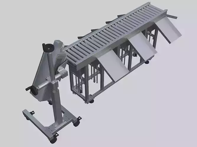 Automatic identification and sorting system for express delivery