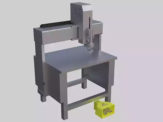Automatic positioning screw locking machine 3D model