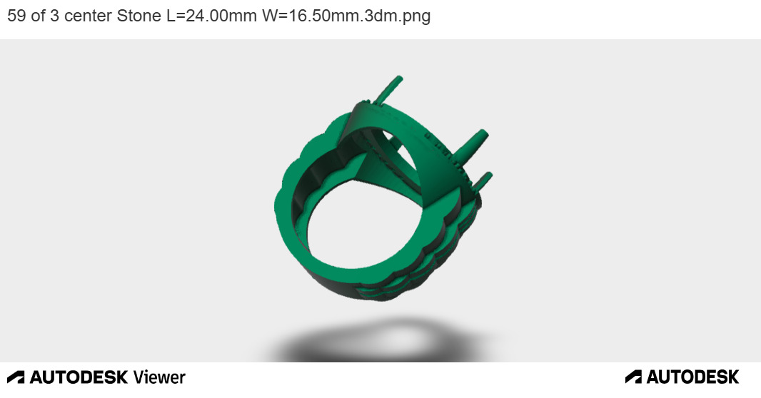 Tiered Citadel Ring 3D print model_1