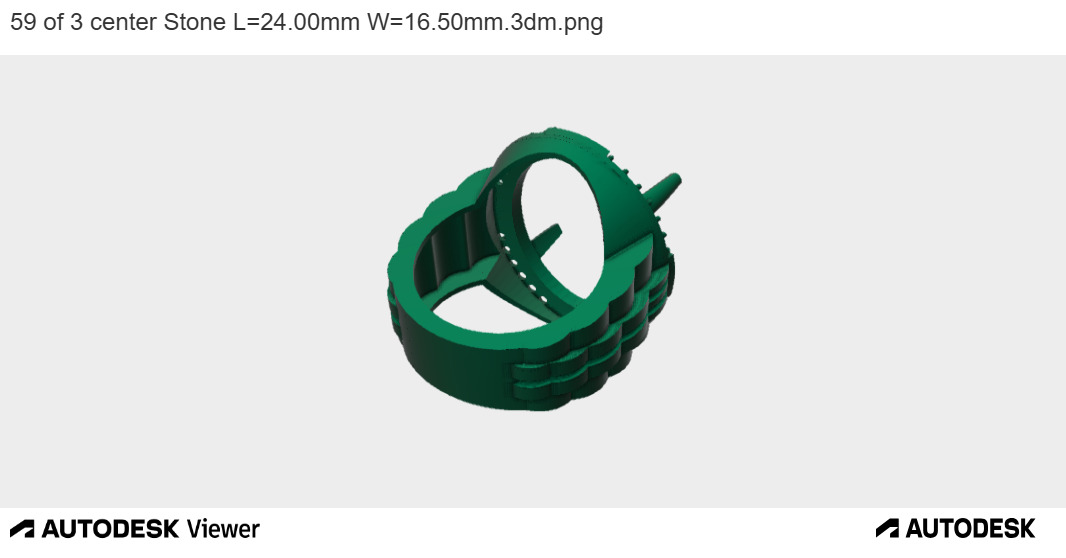 Tiered Citadel Ring 3D print model_3
