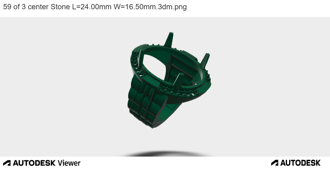 Tiered Citadel Ring 3D print model_5