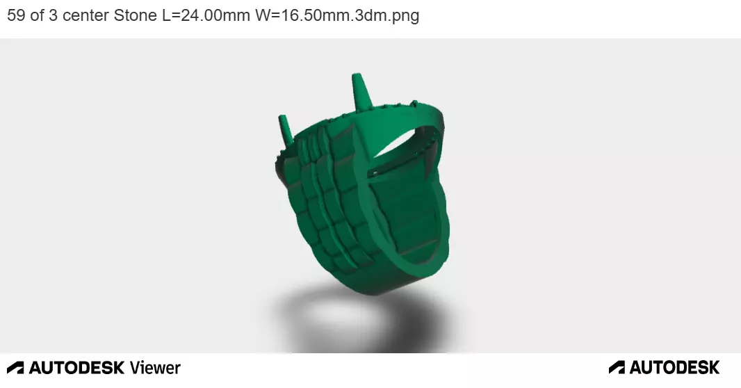Tiered Citadel Ring 3D print model_0