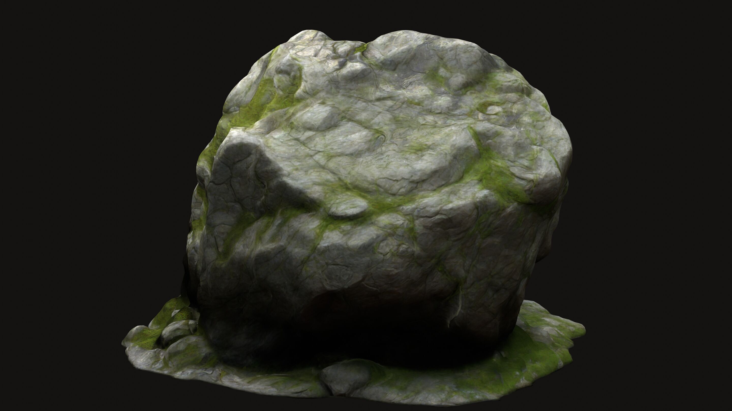 Rock Stone 7 Free low-poly 3D model_9