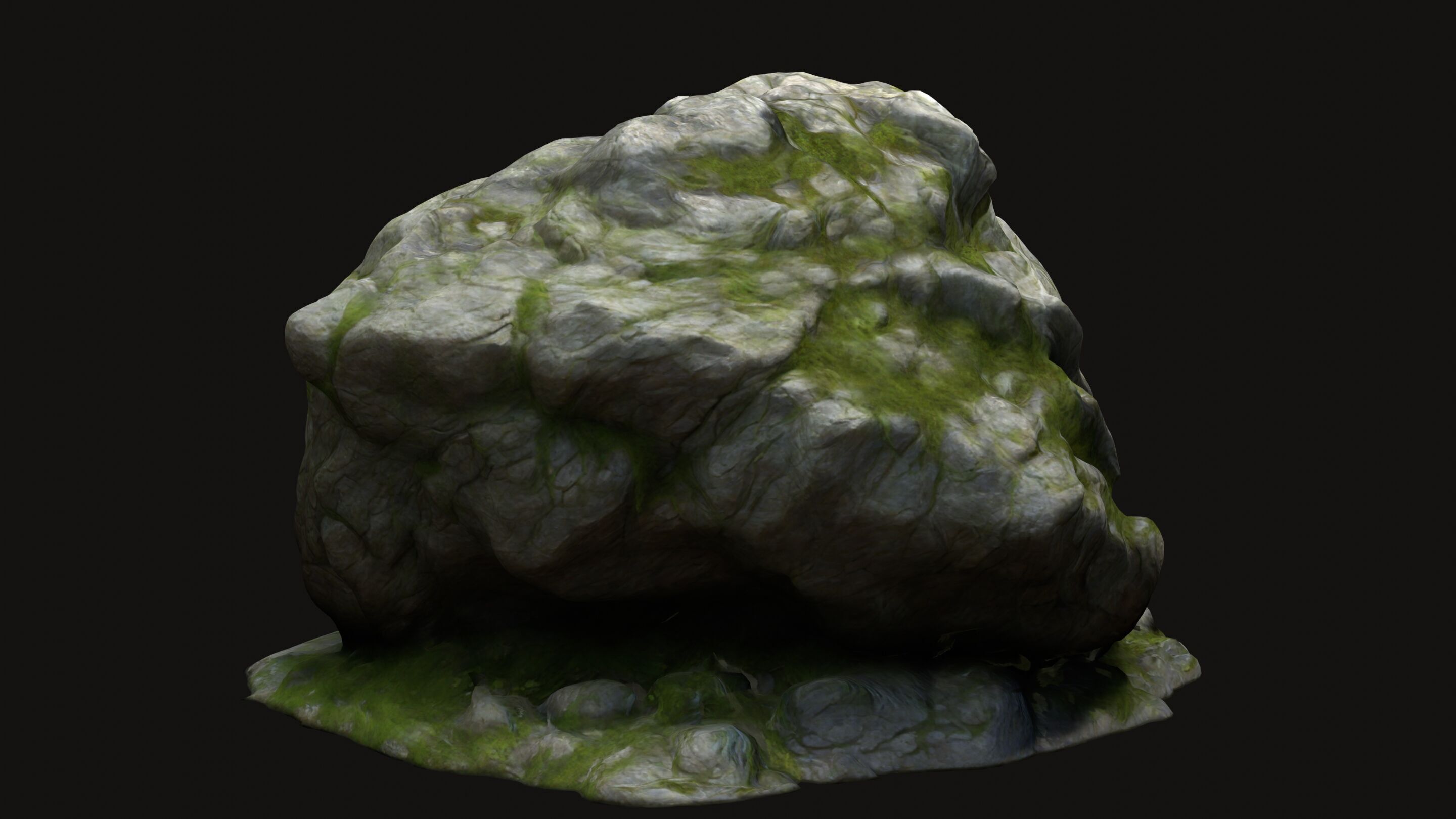 Rock Stone 7 Free low-poly 3D model_5