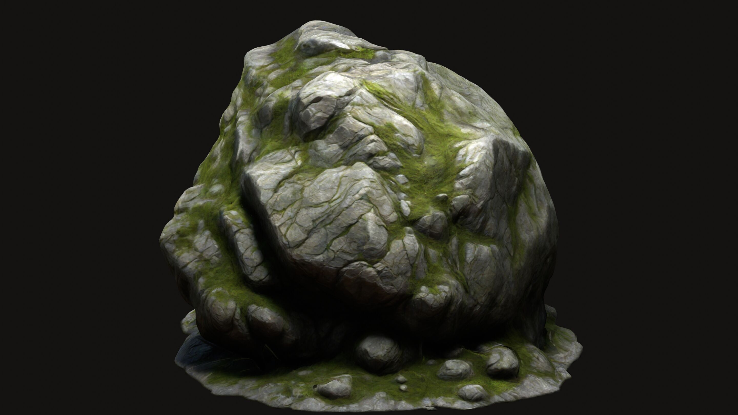 Rock Stone 7 Free low-poly 3D model_13