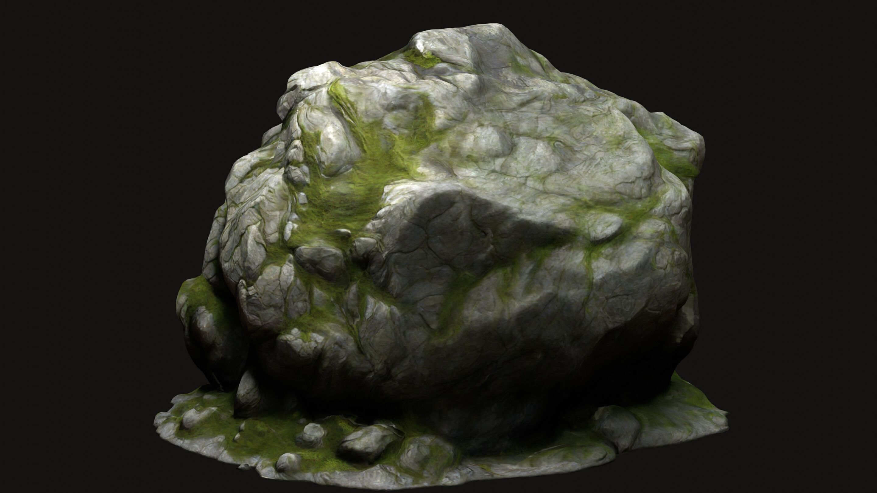 Rock Stone 7 Free low-poly 3D model_11