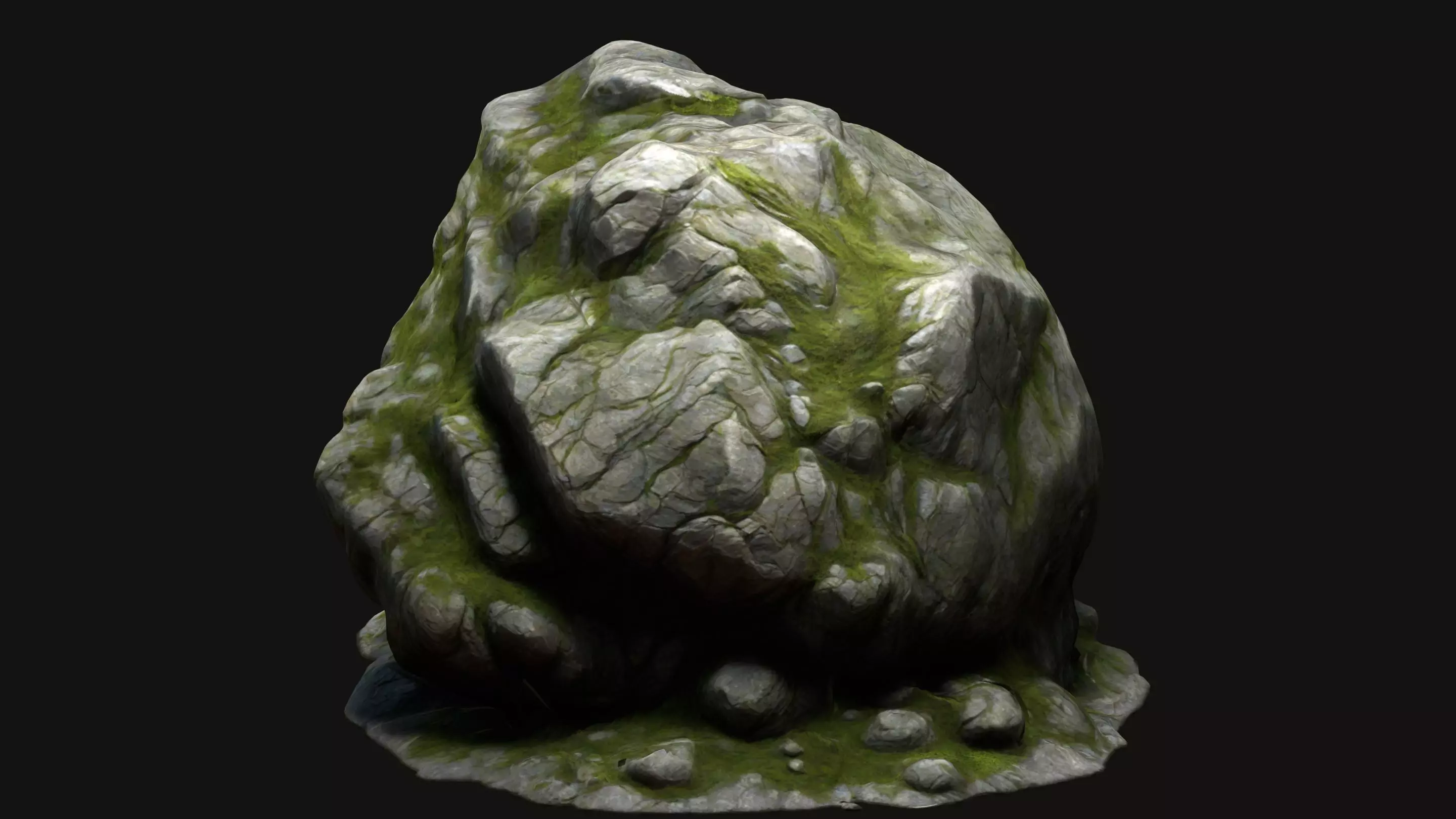 Rock Stone 7 Free low-poly 3D model_0