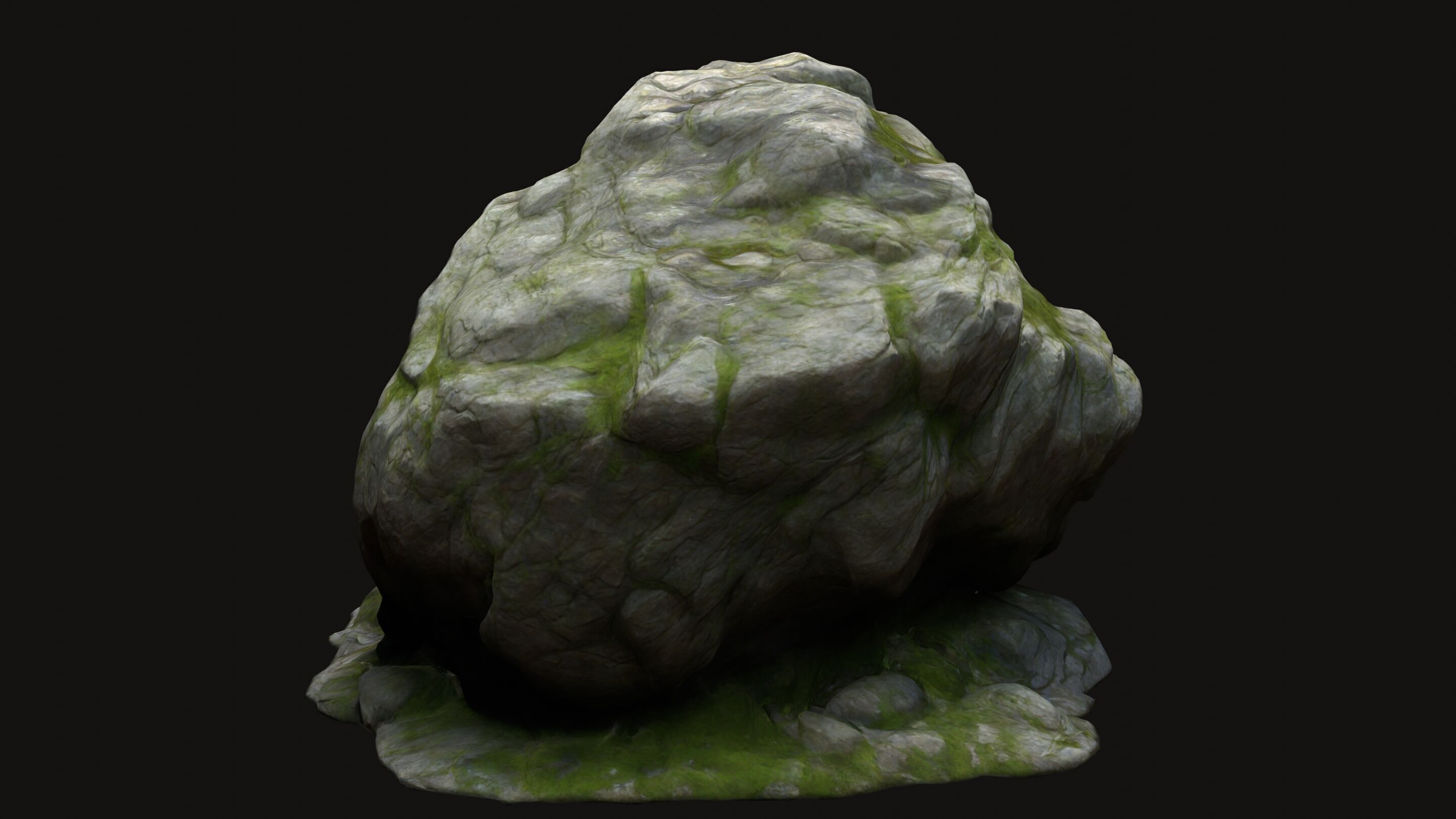 Rock Stone 7 Free low-poly 3D model_7