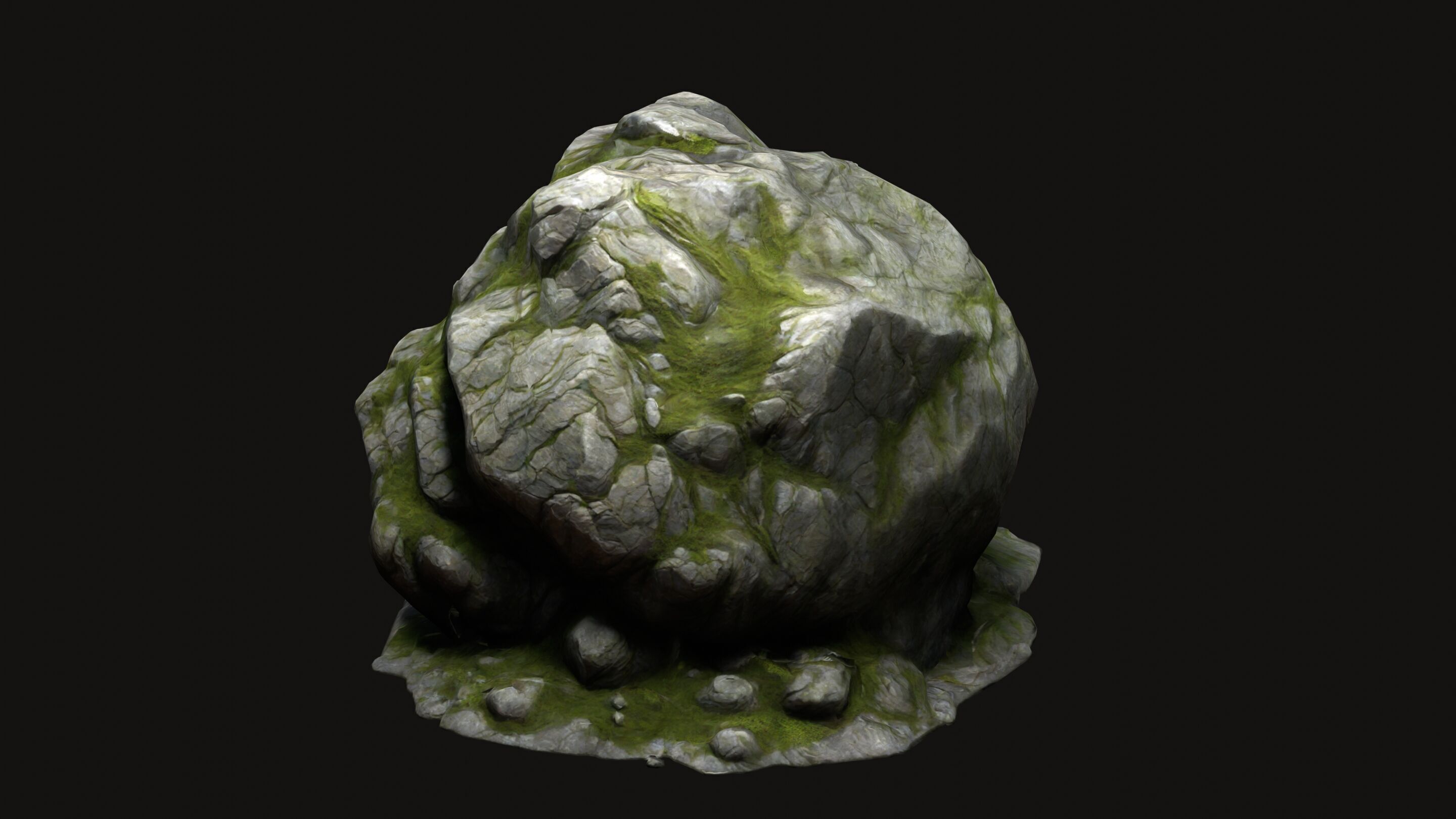 Rock Stone 7 Free low-poly 3D model_15