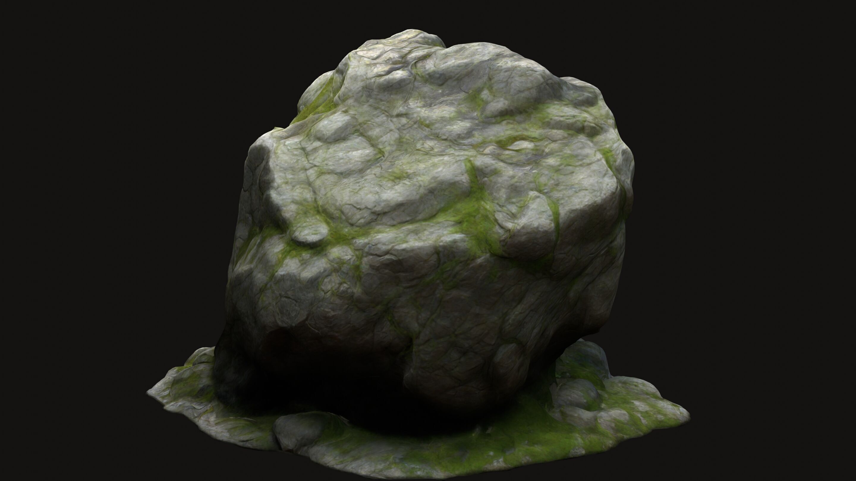 Rock Stone 7 Free low-poly 3D model_8