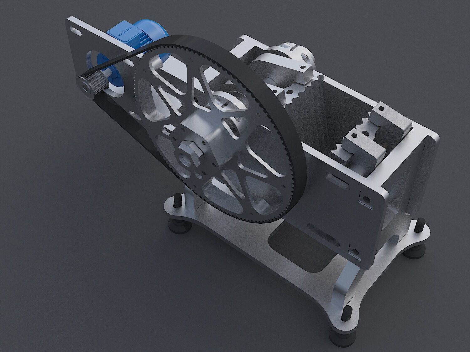 Stone crusher 3D model_1