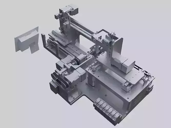 Inductive coil winding machine