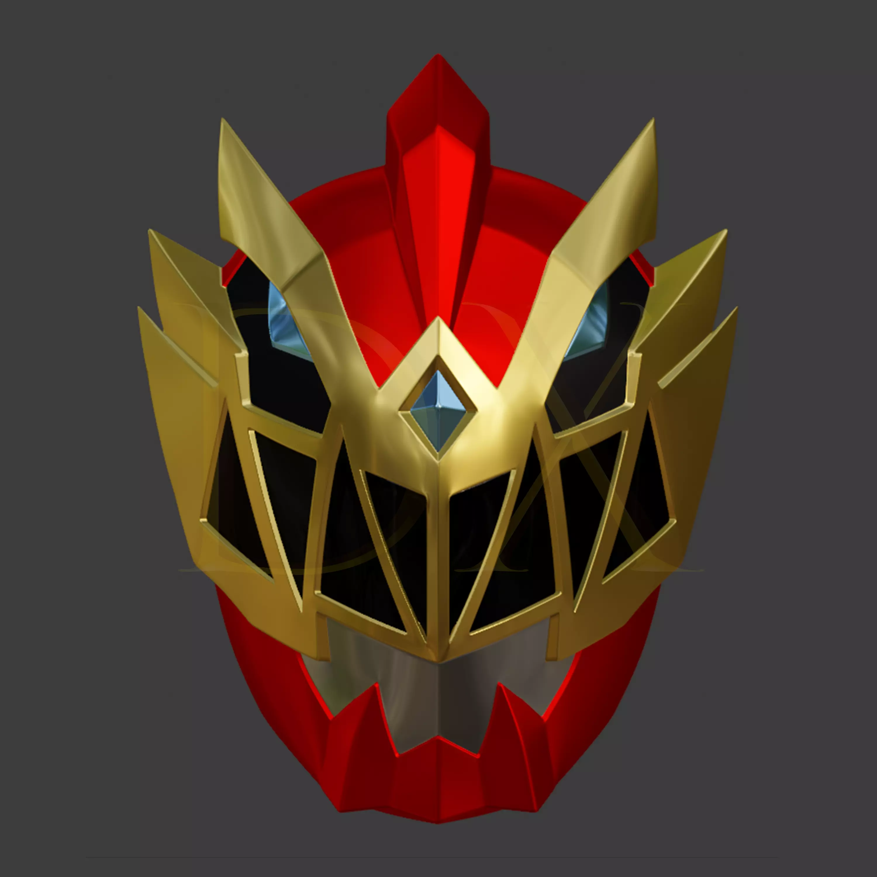 Max Ryusoulger Red - Dino Fury Red 3D print model_0