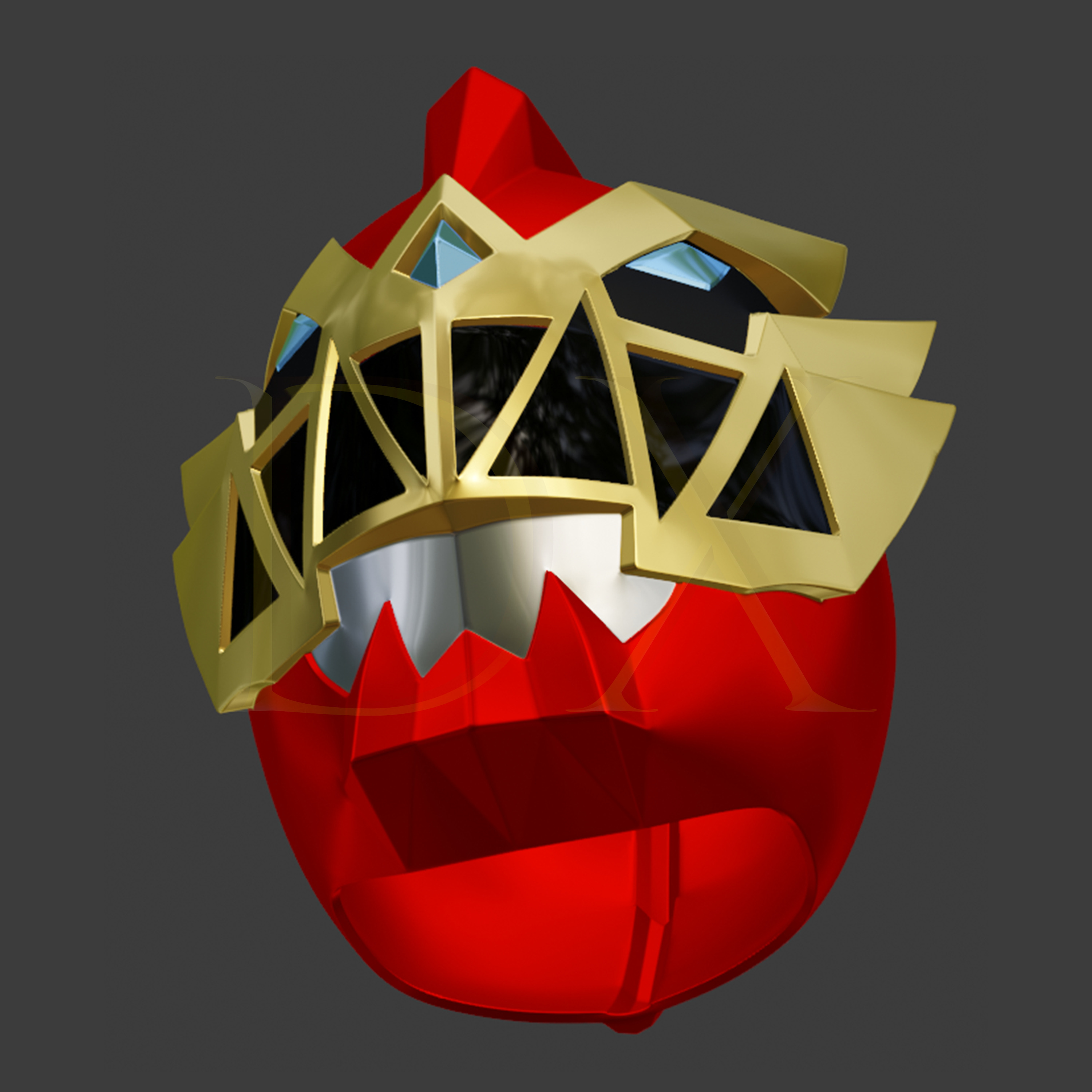 Max Ryusoulger Red - Dino Fury Red 3D print model_4