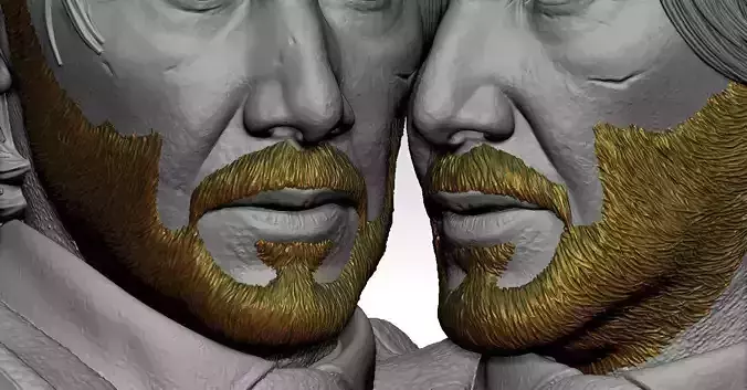 3D beard V03 3D print model