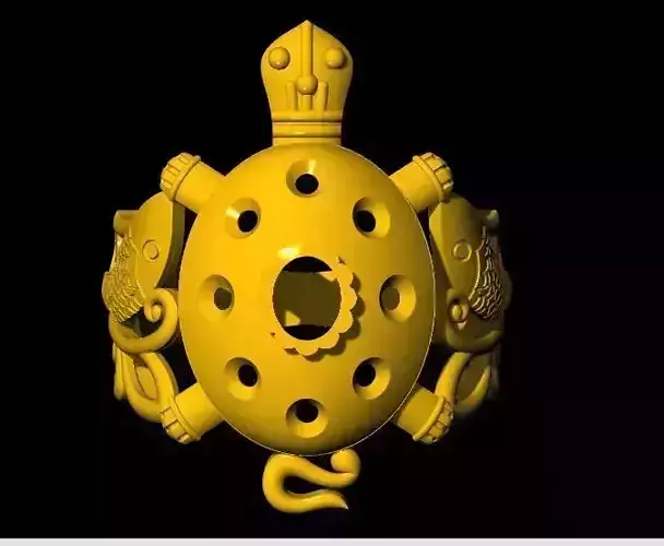 tortoise ring 3dm file