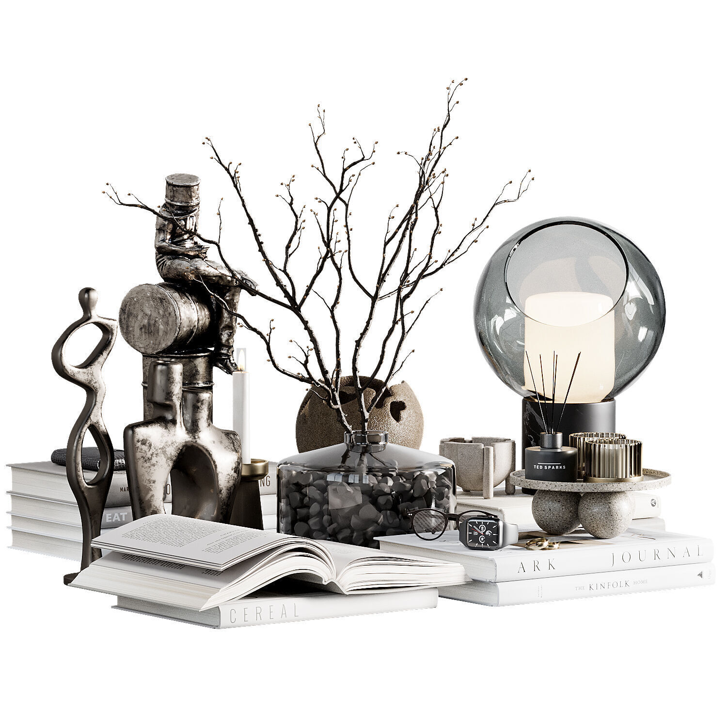 Decorative set 69 3D model_1