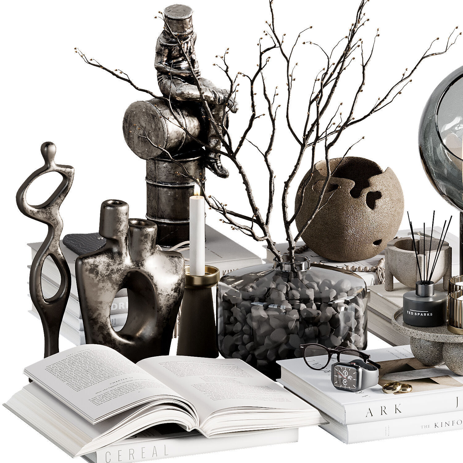 Decorative set 69 3D model_2
