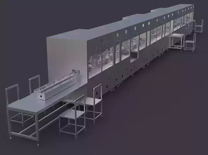 Mobile phone automatic processing production line