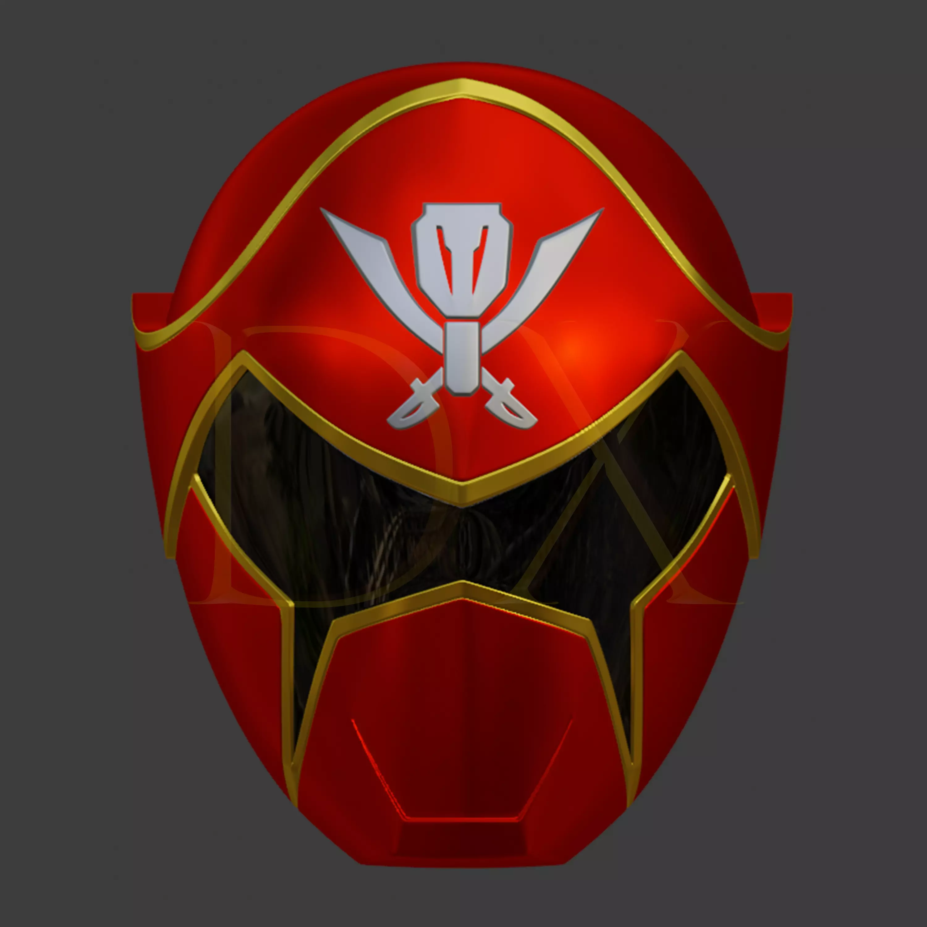 Power Ranger Super Megaforce Red - Gokaiger Red 3D print model
