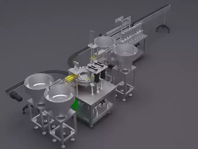 Spray filling production line