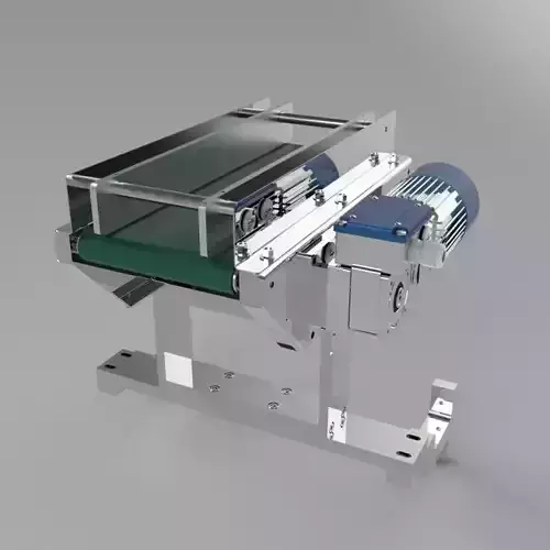 Vacuum forming belt conveyor 3D model