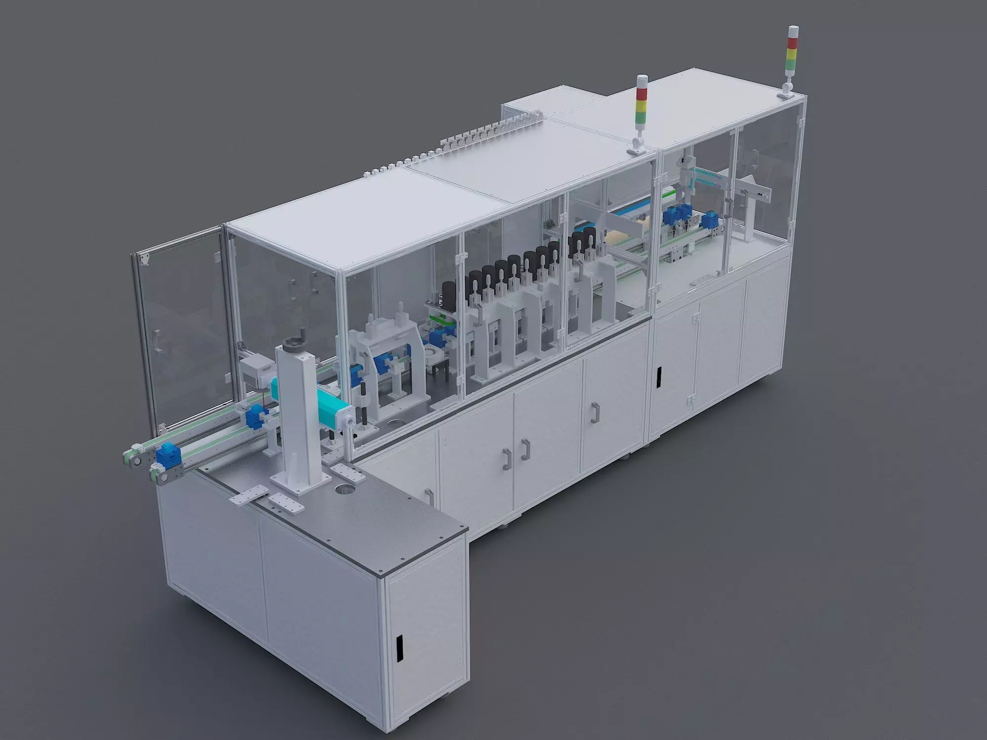 Transformer front-end shaping test sorting assembly line 3D model_0