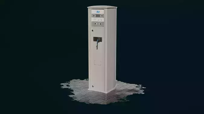 Urban Air Pump Station Game Ready Model