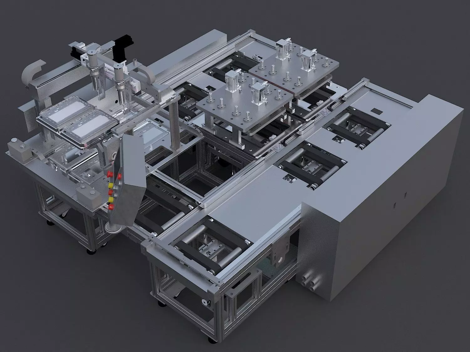 Automatic production line heat capacity dispensing machine 3D model_0
