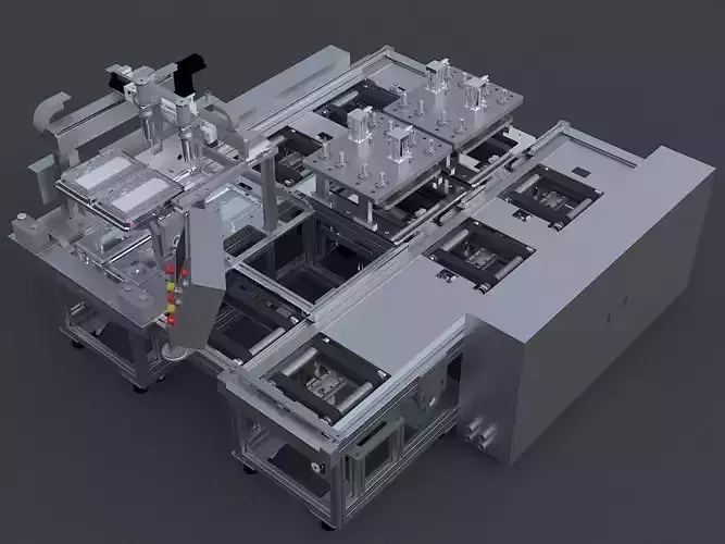 Automatic production line heat capacity dispensing machine 3D model