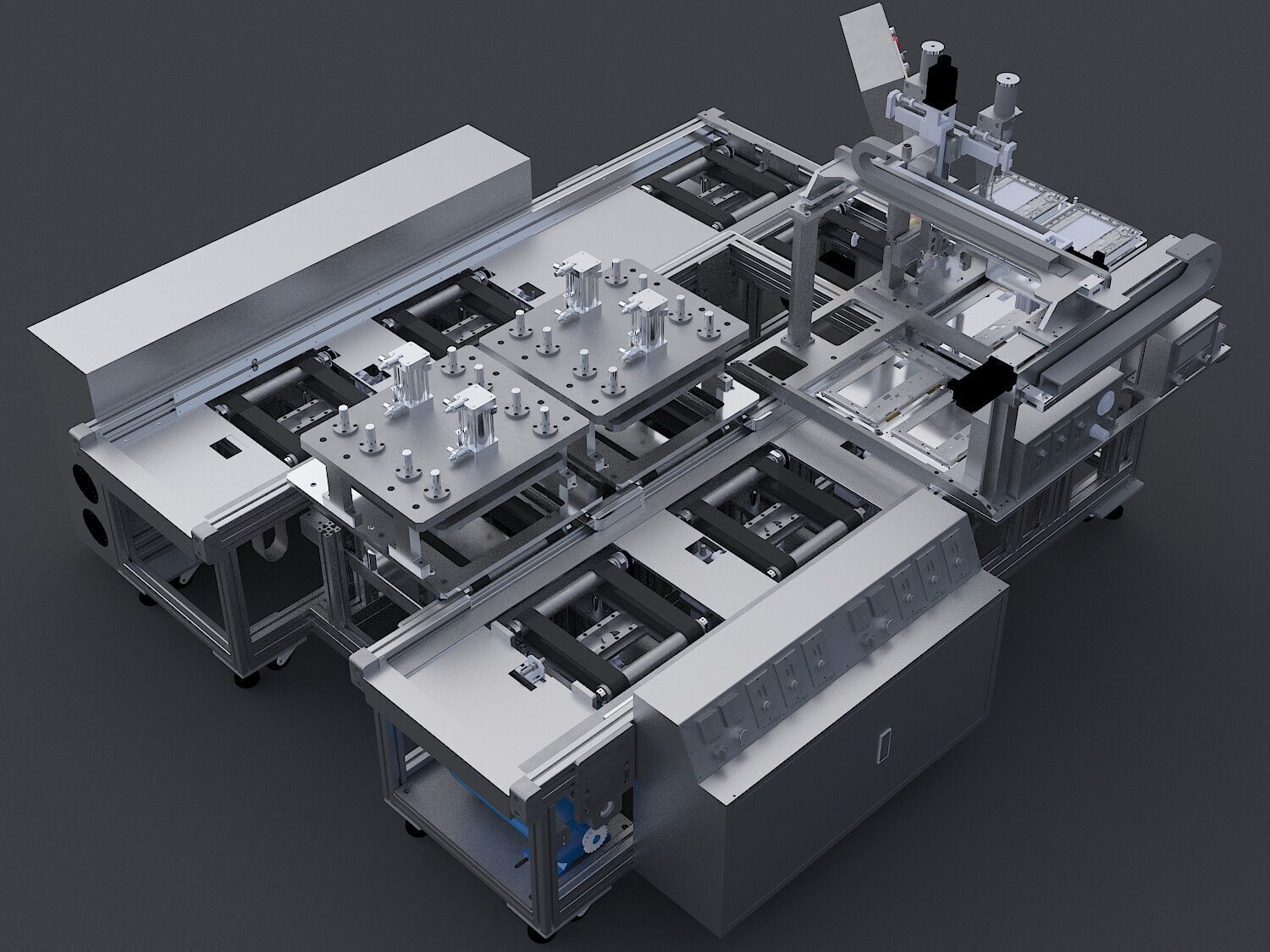 Automatic production line heat capacity dispensing machine 3D model_1