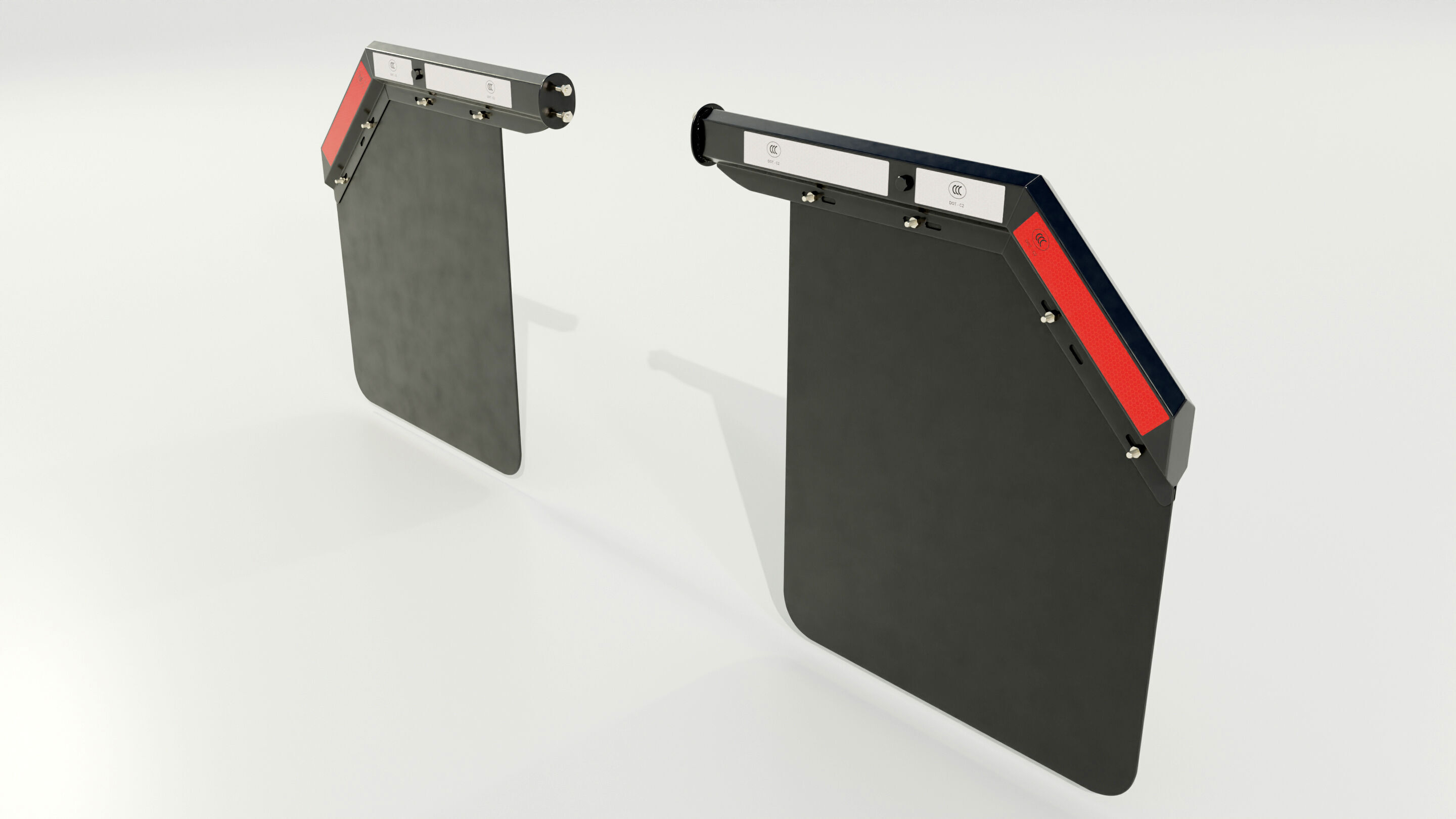 Mud Flap Hangers 3D model_3