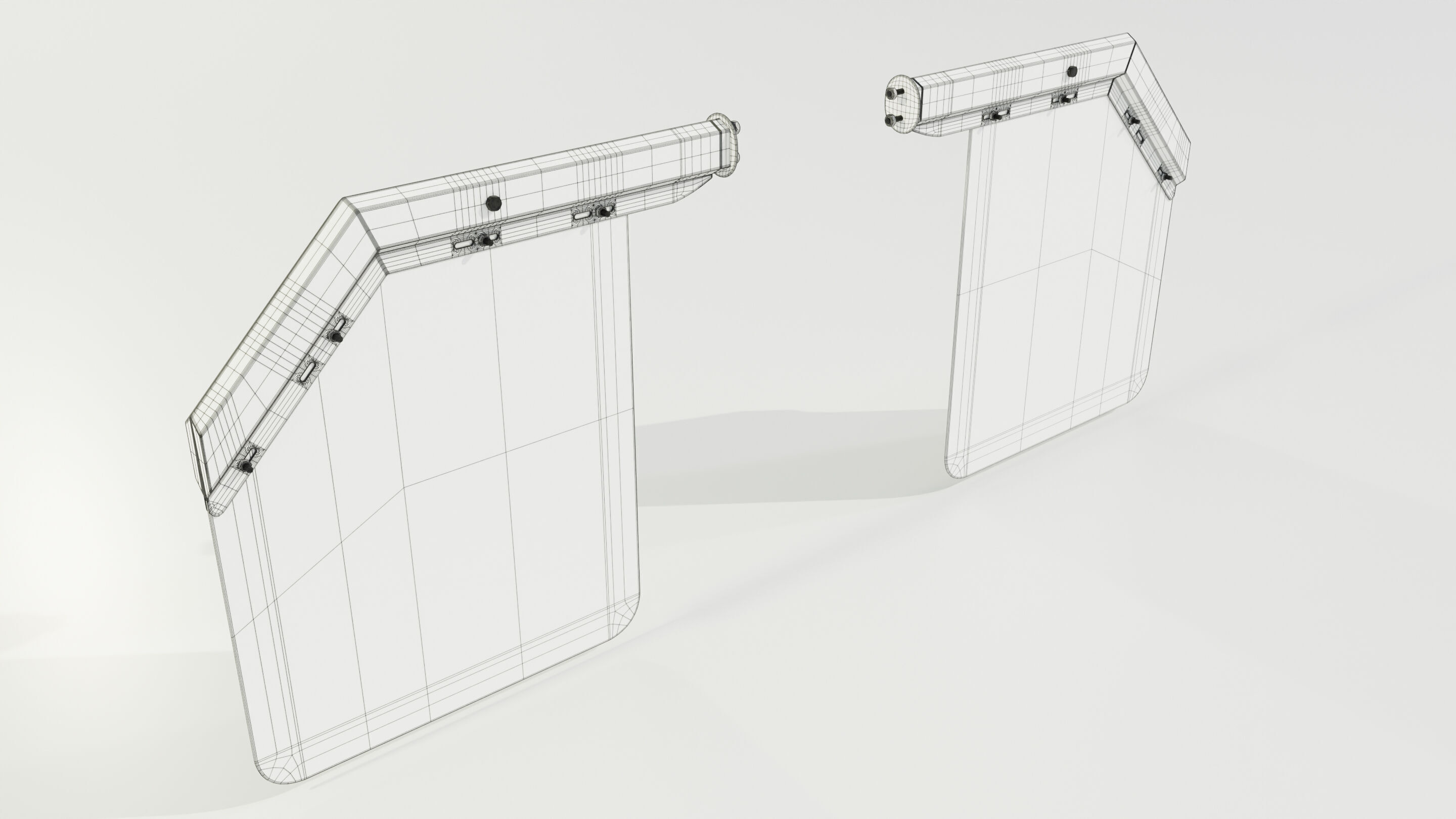 Mud Flap Hangers 3D model_12