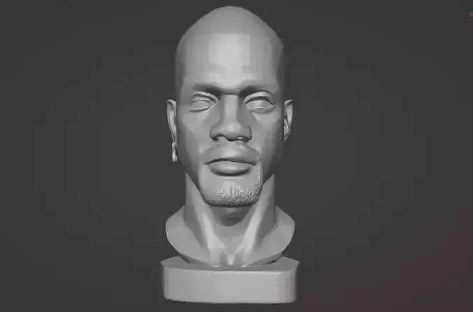 Kanye West Bust 3D Model for 3D Printing 3D print model