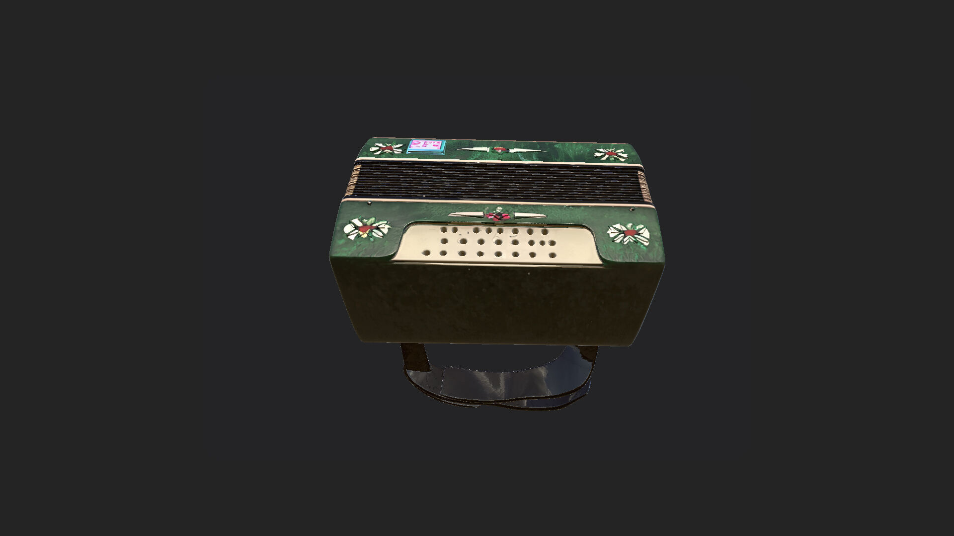 Accordion3D Model 006 Low-poly 3D model_12