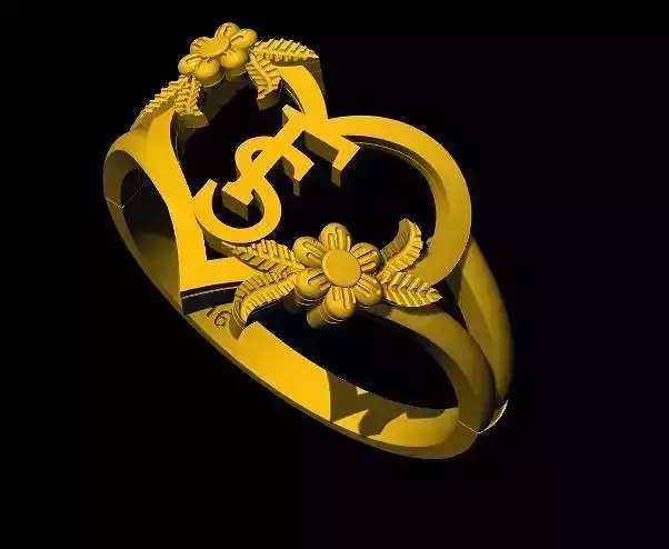 heart ring 3dm file