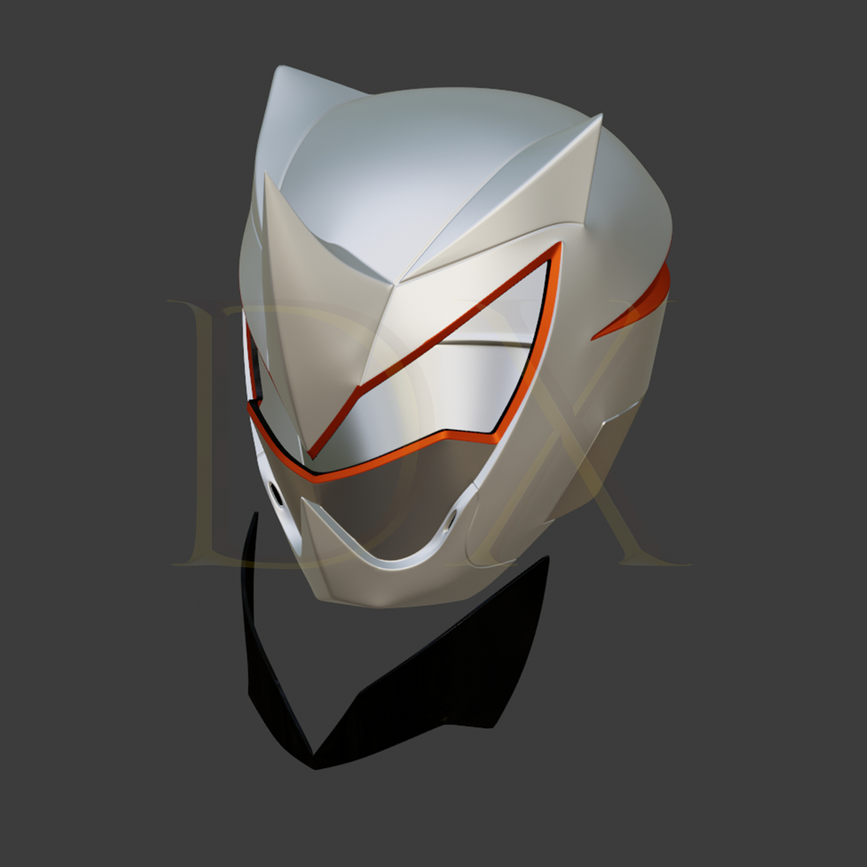 Jungle Fury White Rhino - Chopper 3D print model_4