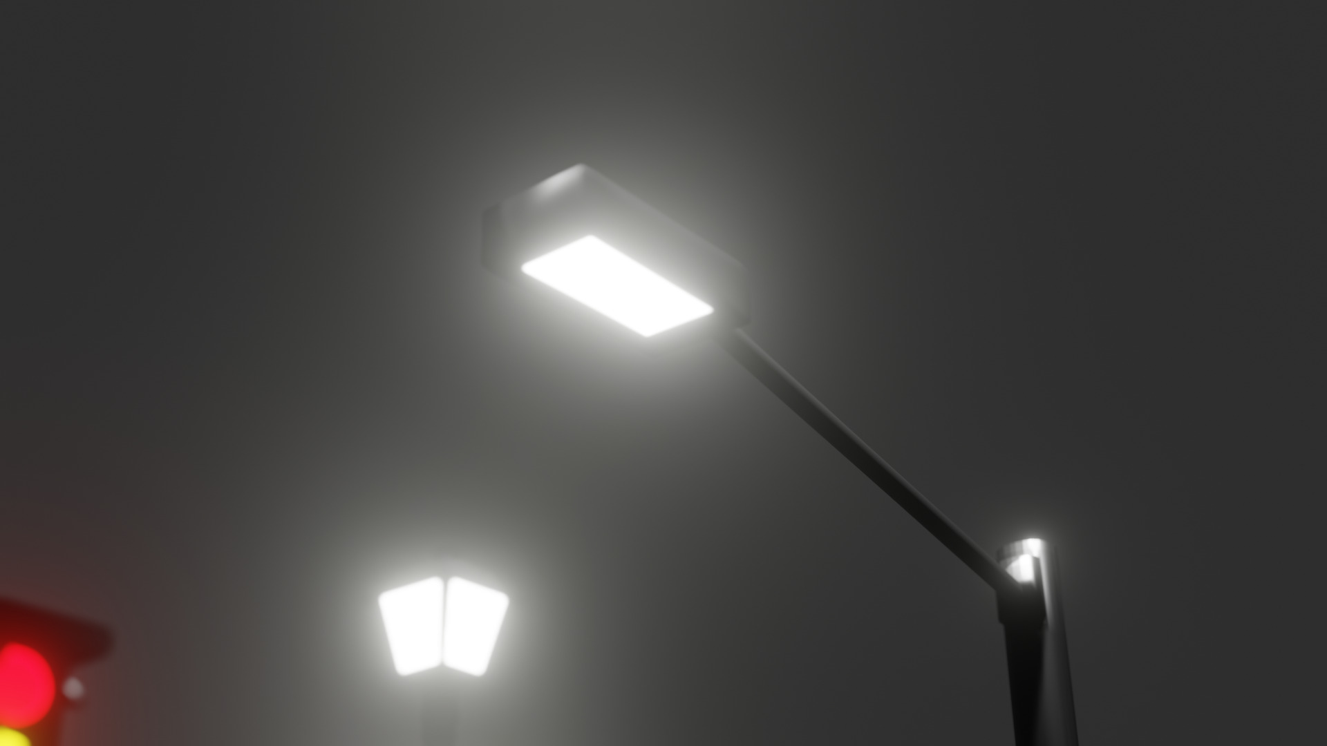 Streetlights 3D Model Pack Game-Ready Low Poly Free low-poly 3D model_4
