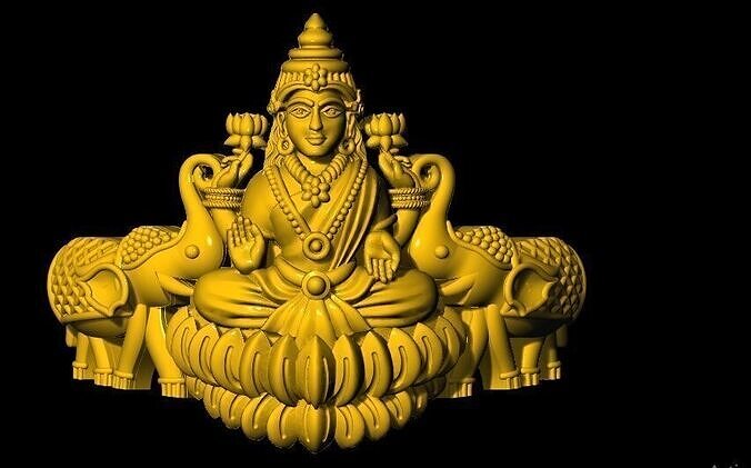 laxmi ring 3dm file 3D print model