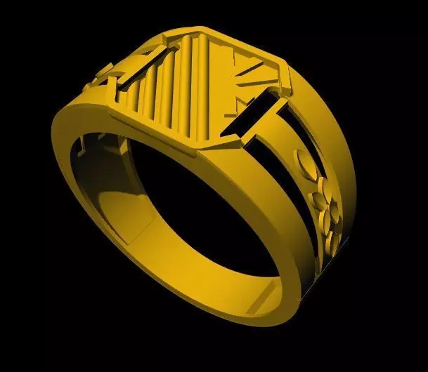 men ring 3dm file 3D print model_0