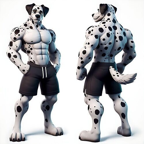Dog model Free 3D print model
