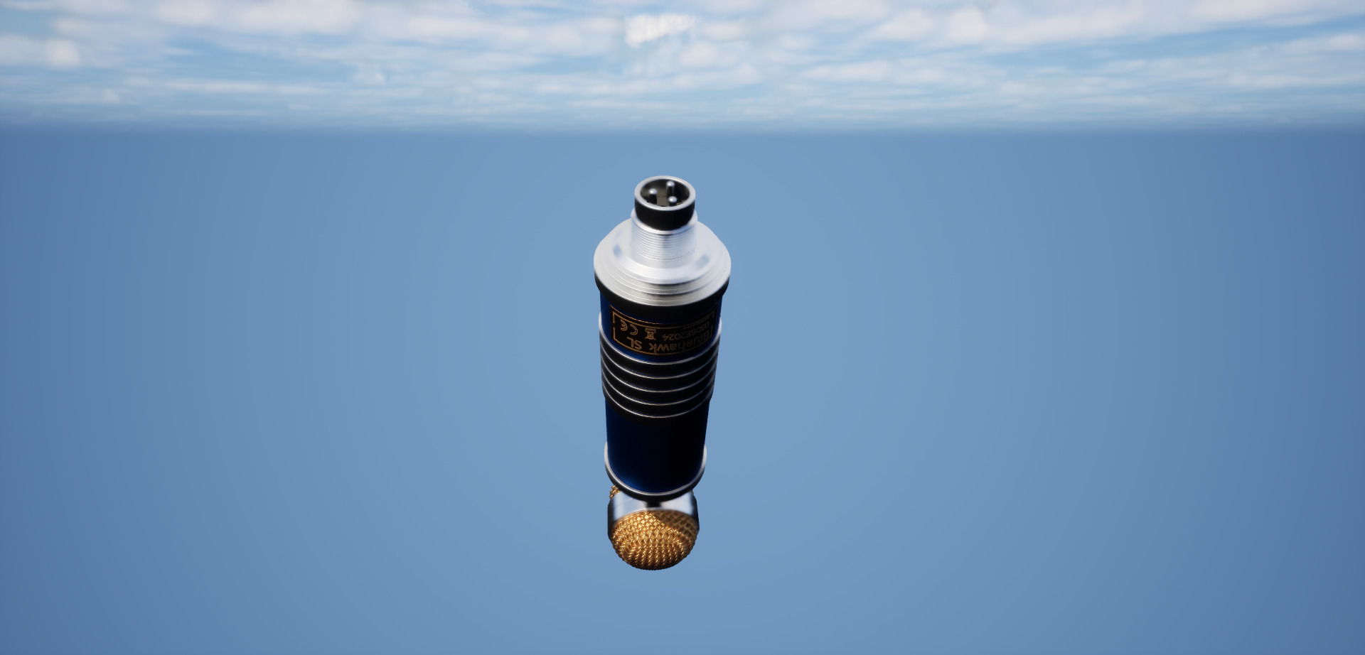 High Quality Studio Microphone - Bluehawk SL 3D model_4