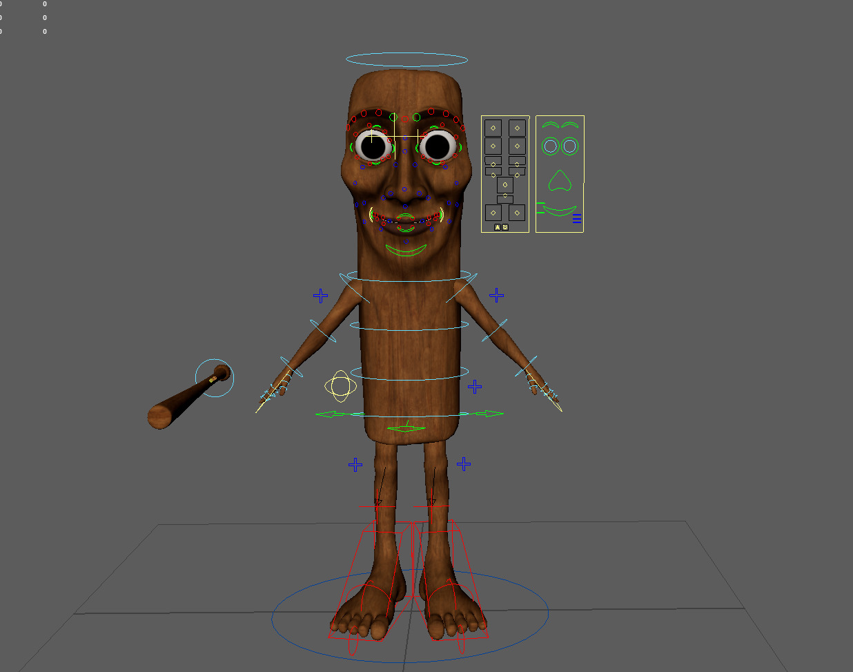 TungTungTung Sahur Italian BrainRot Model Low-poly 3D model_7