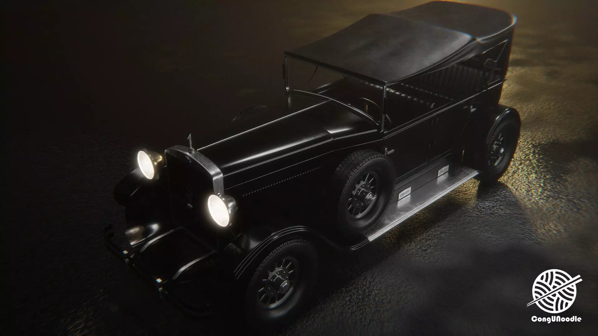 Vintage car A 3D model