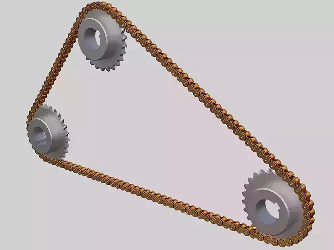 Functional chain and sprocket mechanism