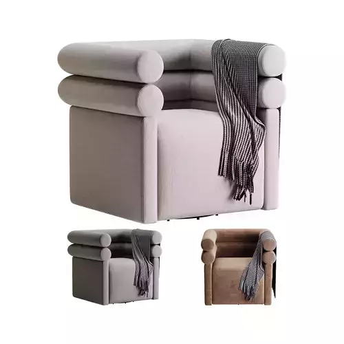 Evie Swivel Chair 3D model