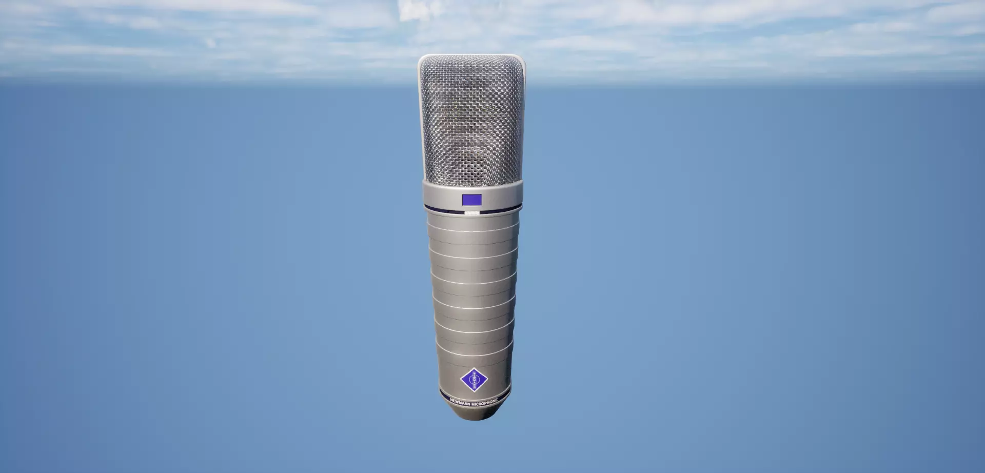 High Quality Studio Microphone - NewmannU87 3D model_0