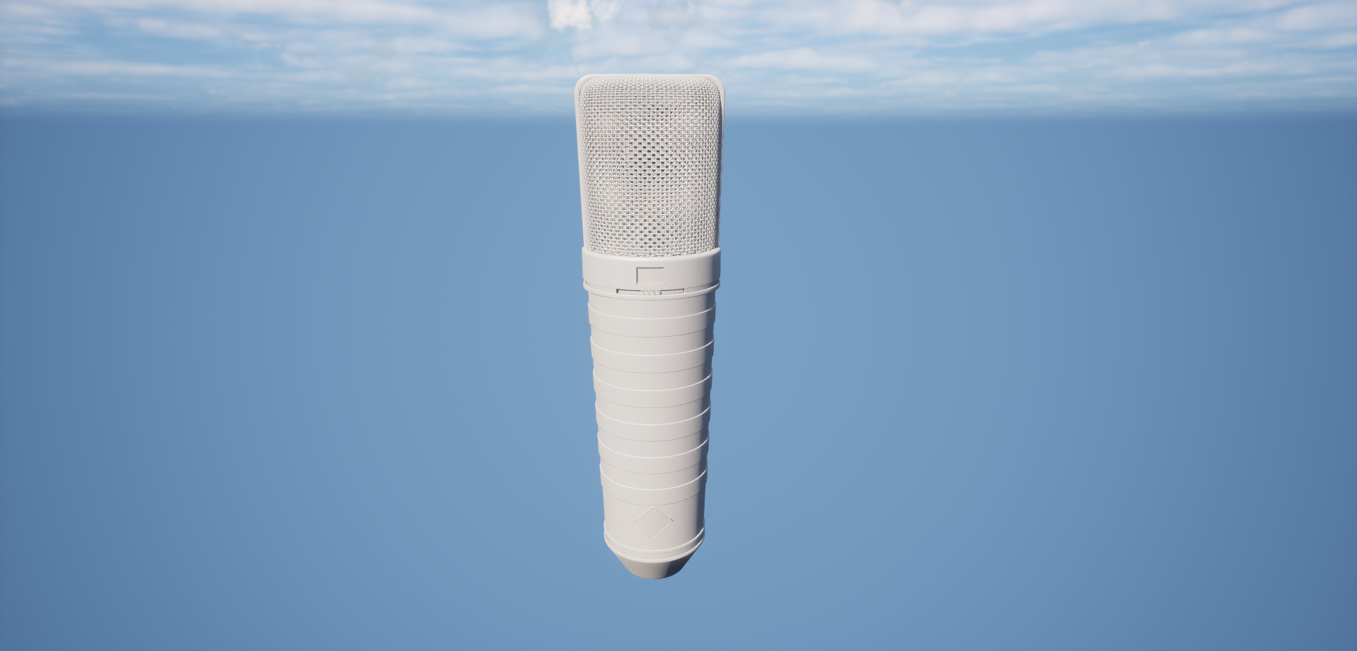 High Quality Studio Microphone - NewmannU87 3D model_6
