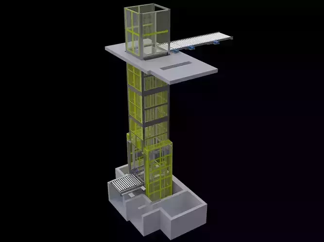 Continuous lift for warehouse shipment